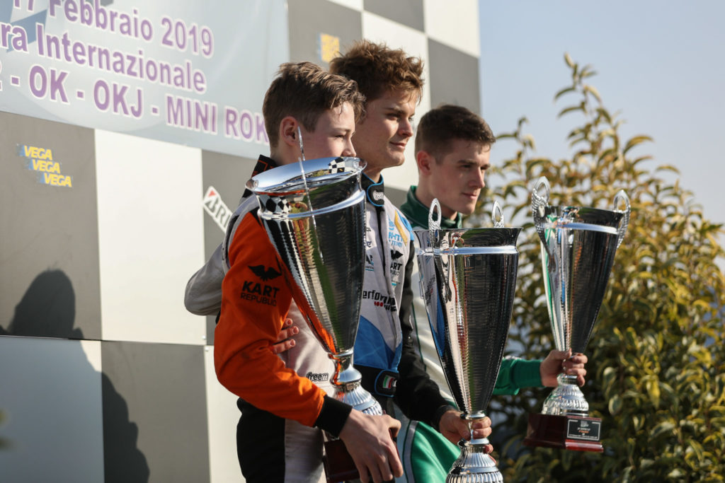 Travisanutto and HTP Kart Team received “loud and clear” at the Winter Cup