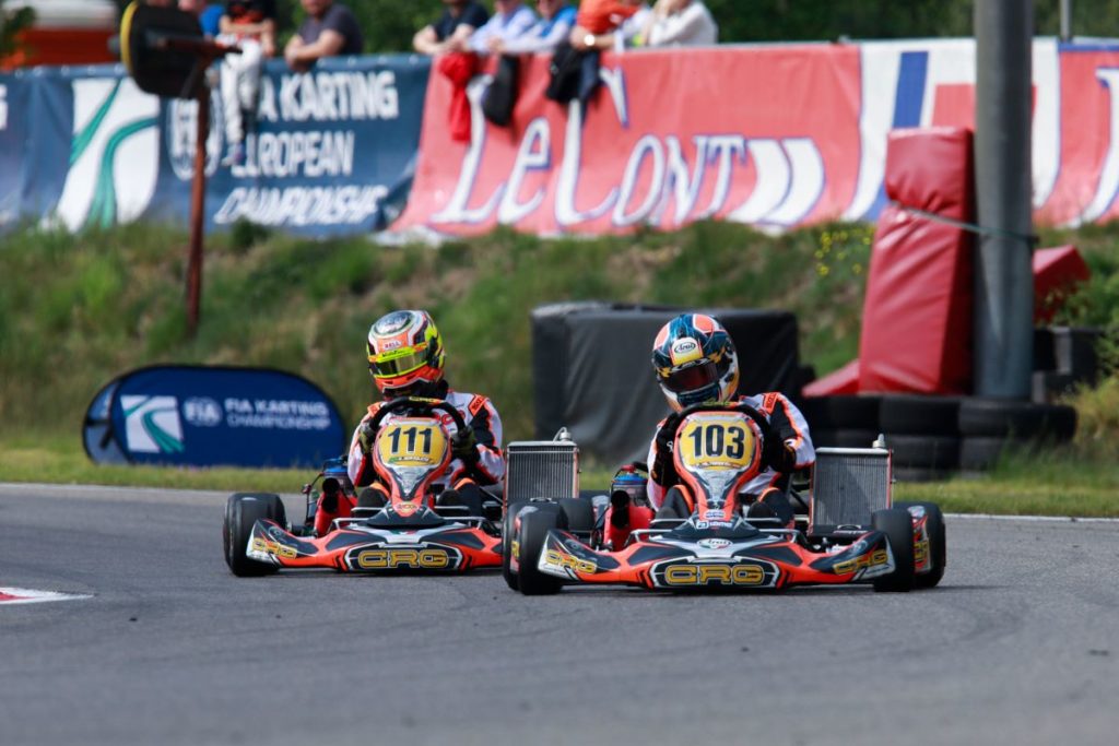CRG: Unlucky race in Belgium at the FIA Karting European Championship – OK / Junior