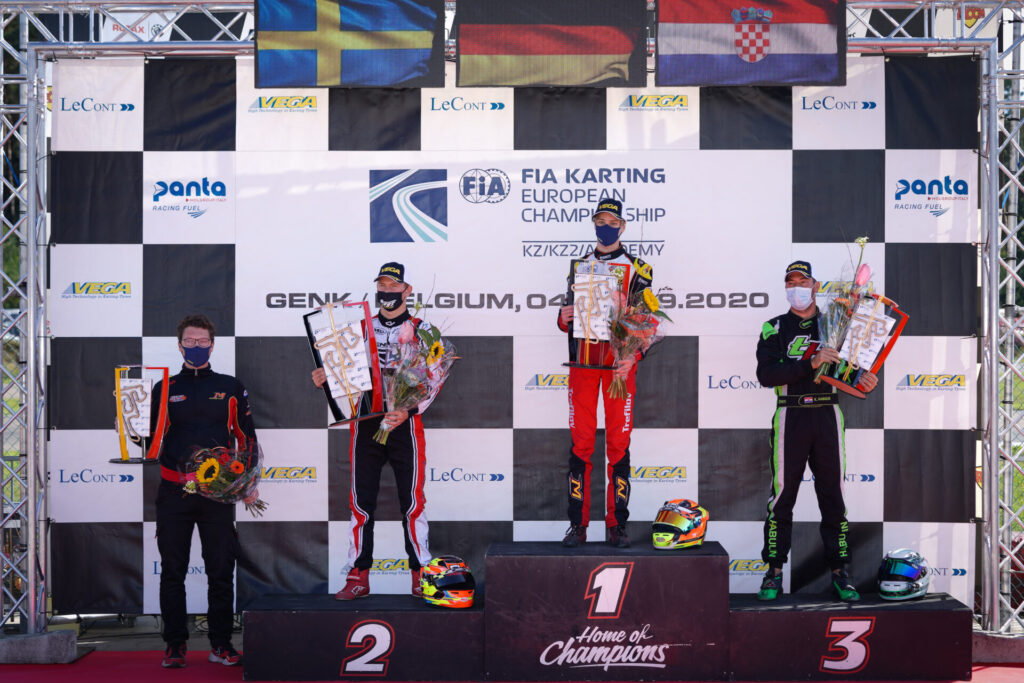 FIA Karting European Championship – KZ2: Trefilov confirms at Genk, Gustavsson secures the title